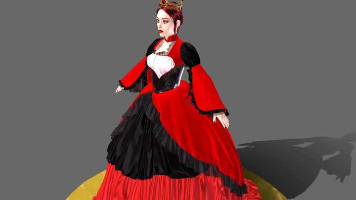 Queen of hearts - 紅心皇后 3D Model