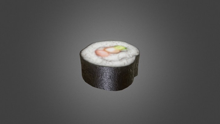 Sushi Roll 3D Model