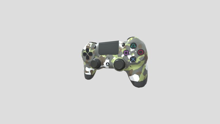 PS4 Controller 3D Model