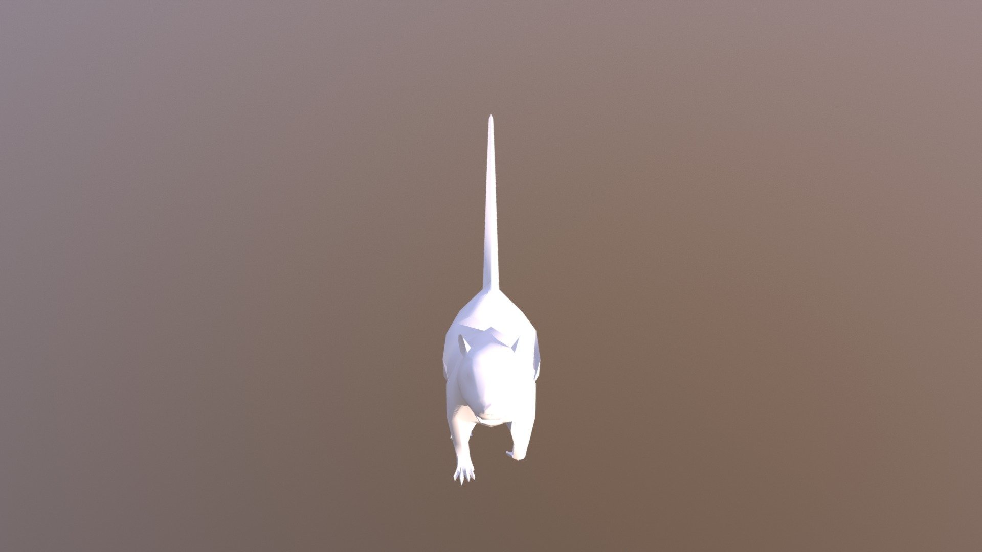 Rat Turned Into Stone