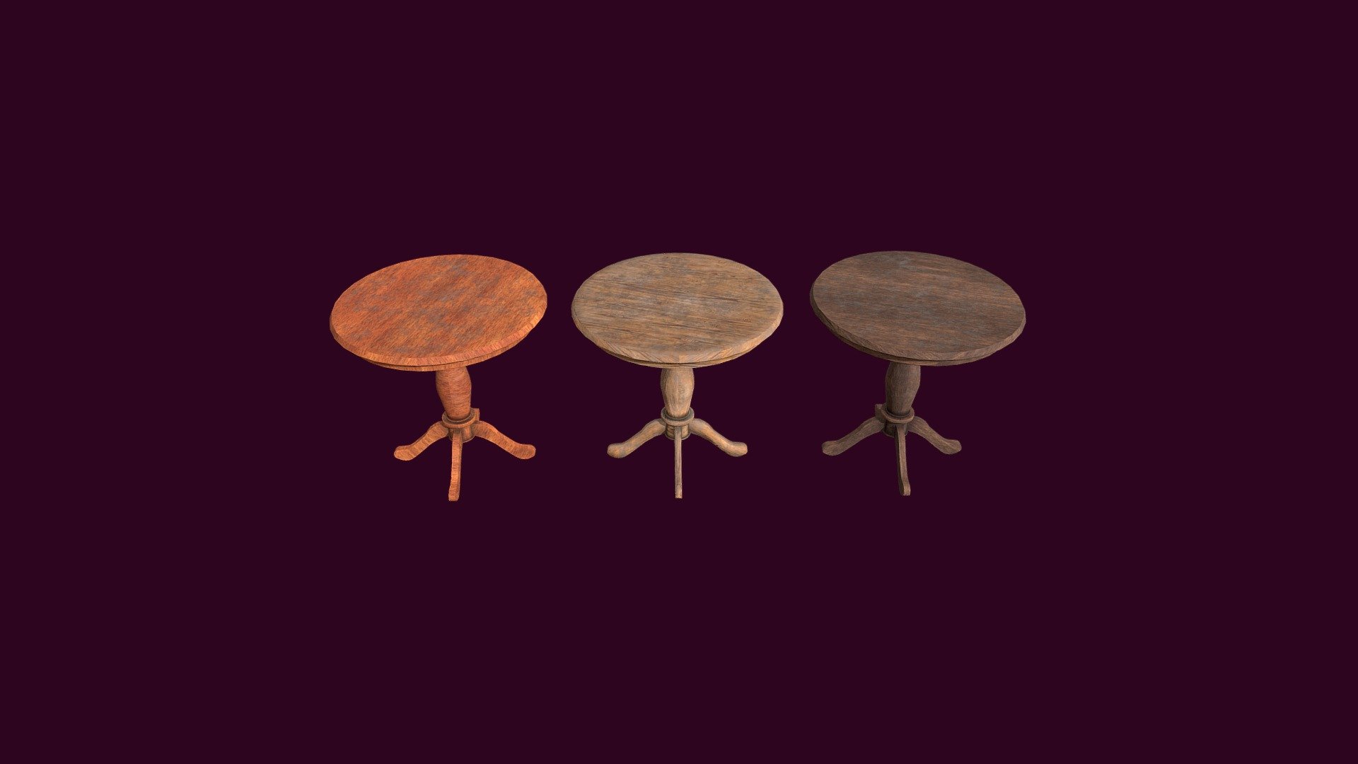 Round Table Pack - Download Free 3D model by nexustudios [d76606e ...
