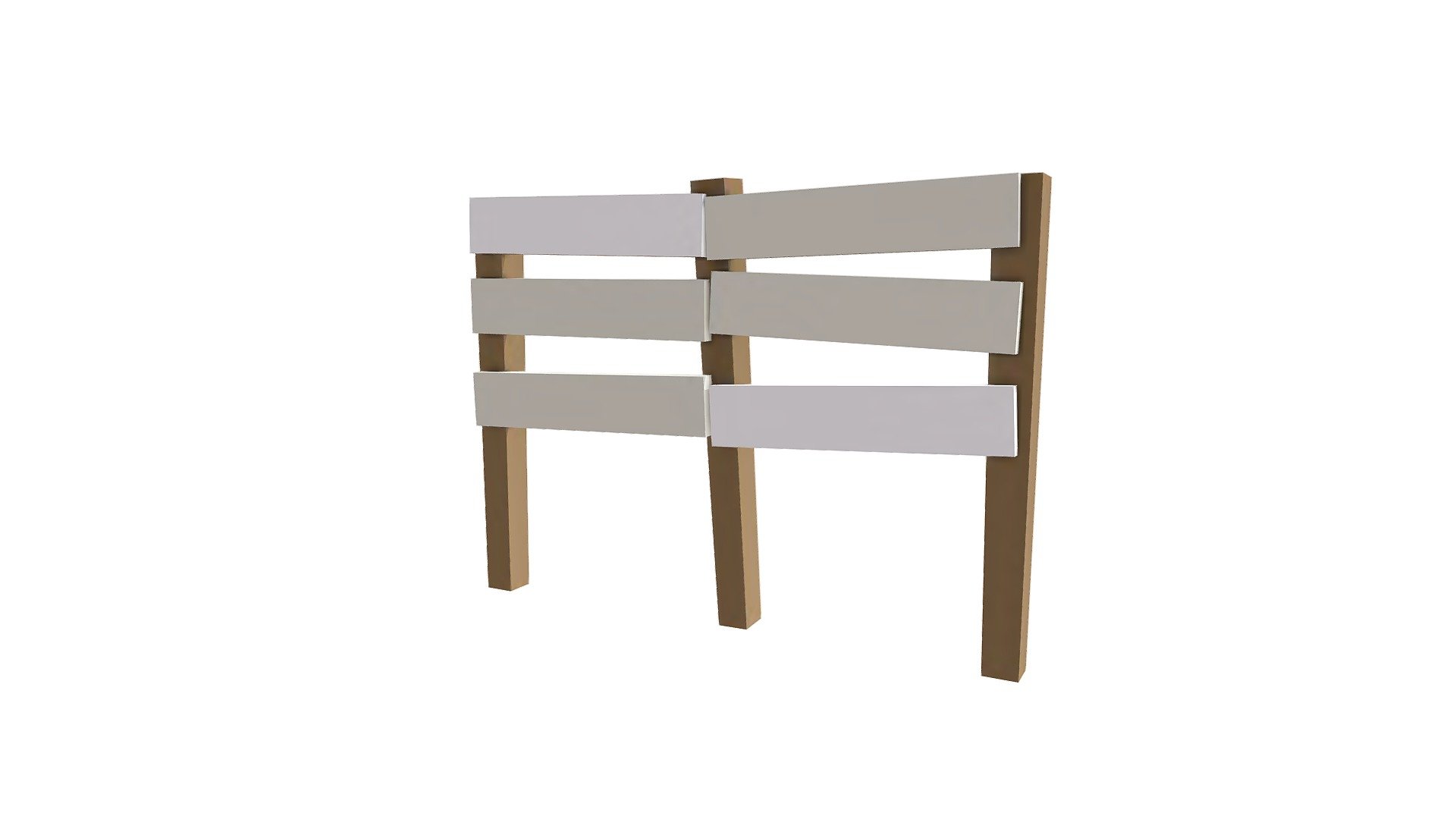 Fencing Wood White 3 AO