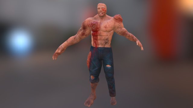 Mutant Character 3D Model