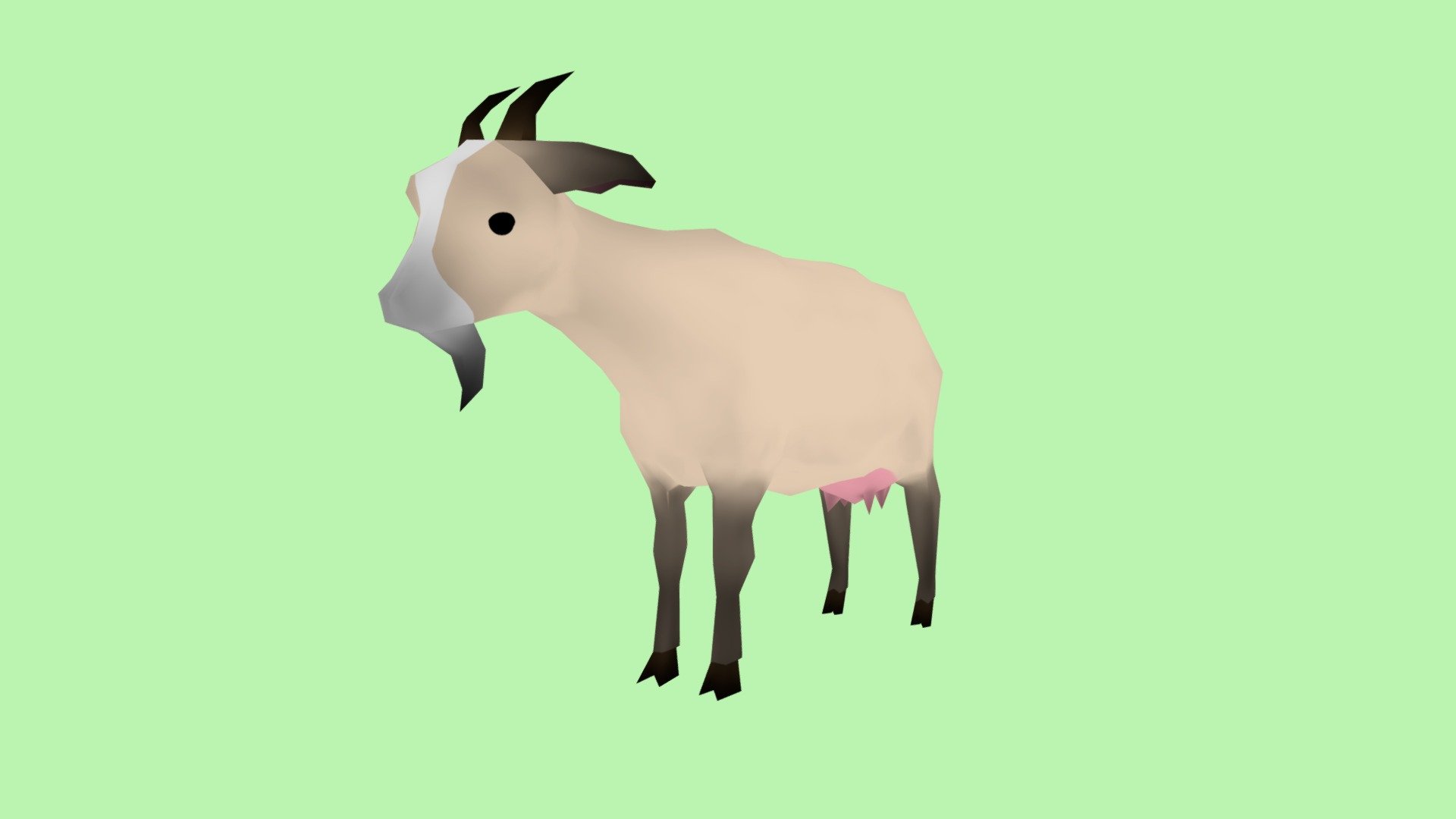 Goat - 3D Model By Natalka1906 [d769883] - Sketchfab