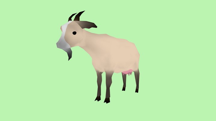 Goat 3D Model