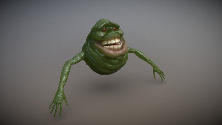 Ghostbuster's Slimer 3D Model