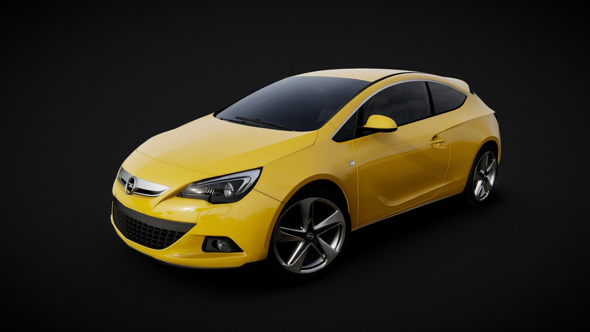 Astra GTC J 3d model