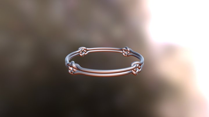 Knot Bracelet 3D Model