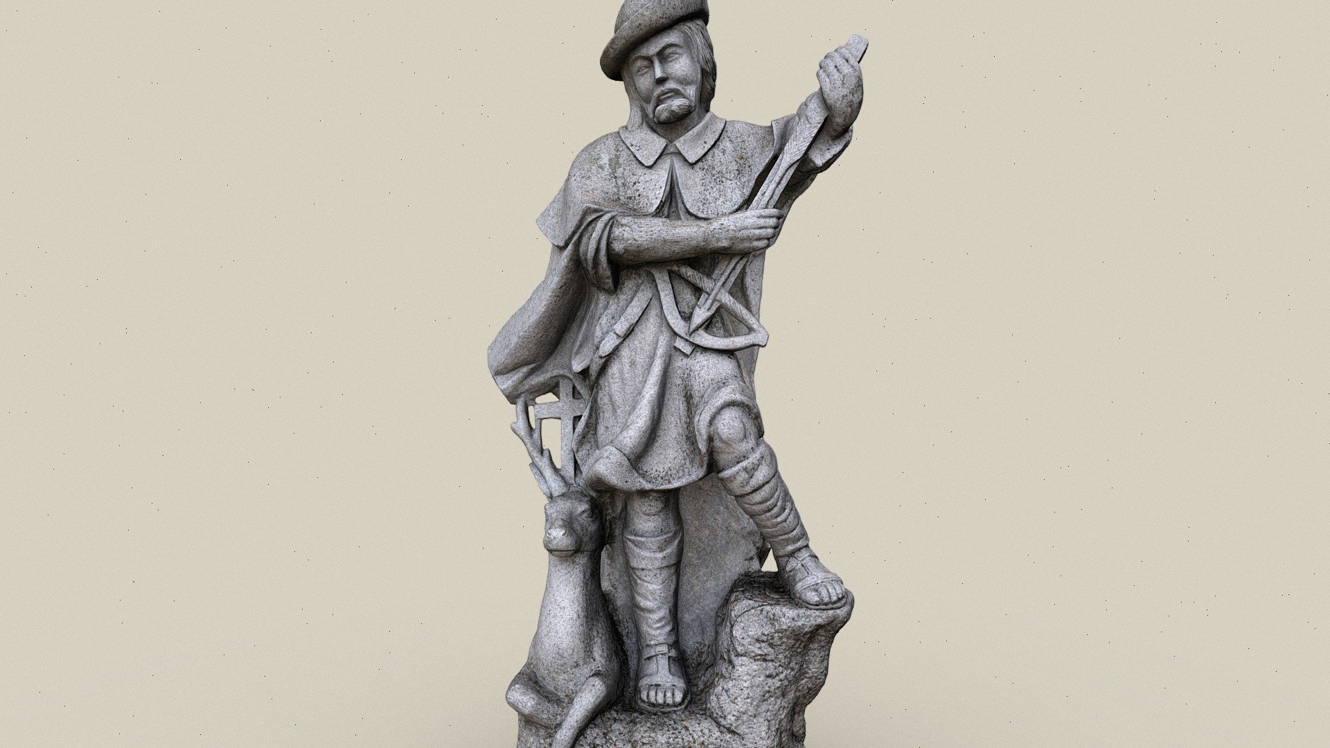 Hl. Hubertus — Sketchfab embed 3D viewer