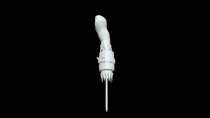 Chainsaw-Arm 3D Model