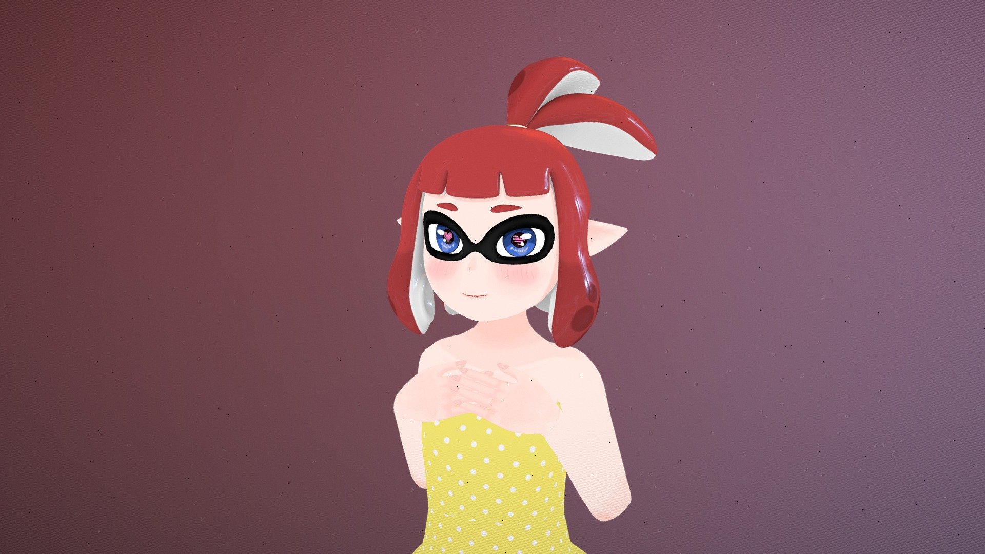 Cherri Inkling (VRChat Commission) - 3D Model By Naya3D [d76e584 ...