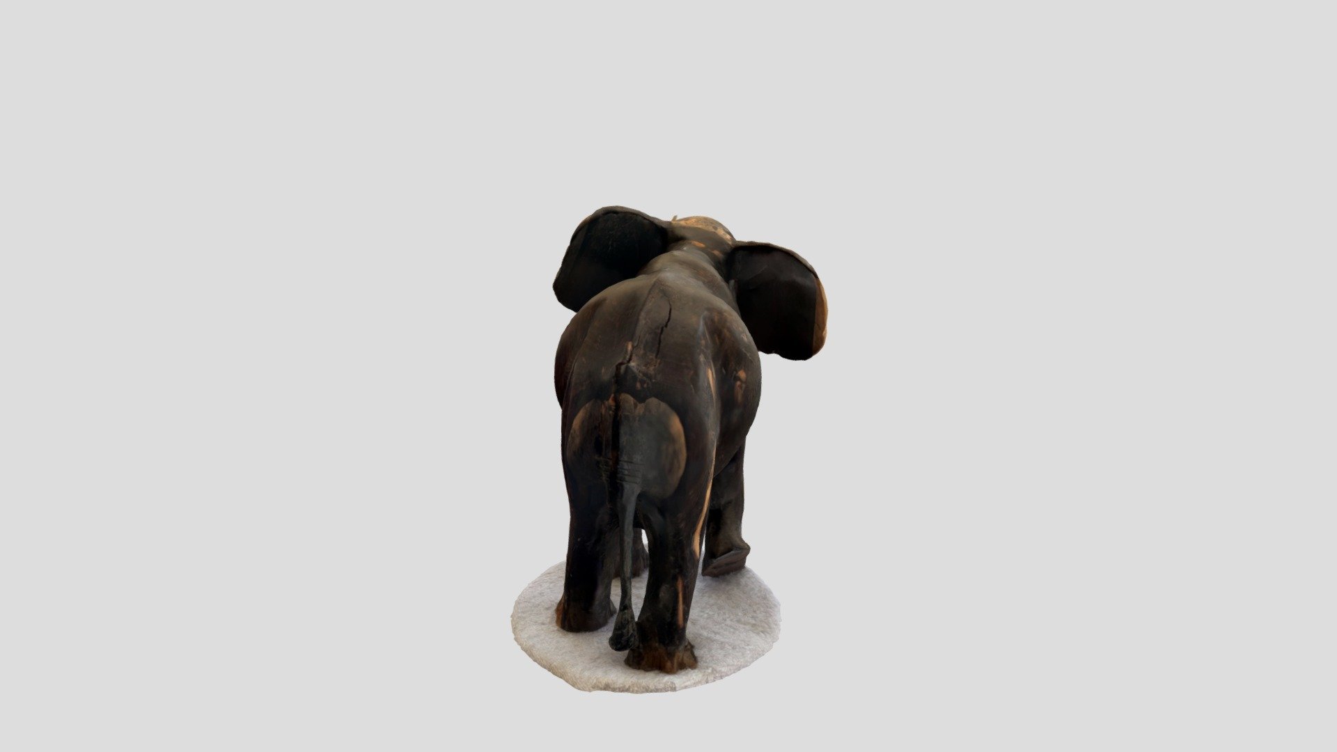 Elephant Wood Sculpture