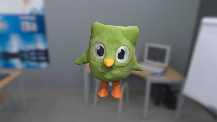 Duolingo 3D Model