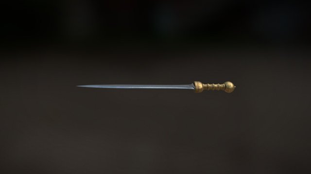 Roman Gladius Sword 3D Model