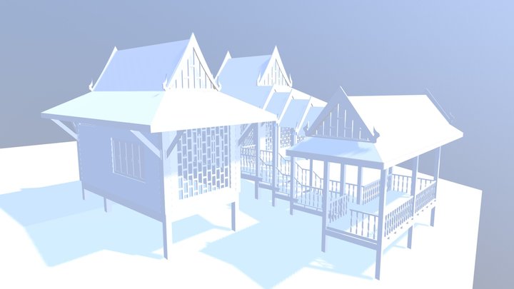 Vacation House 3D Model