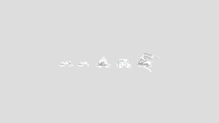 The variety of hoverbike 3D Model