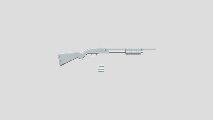 short gun 3D Model