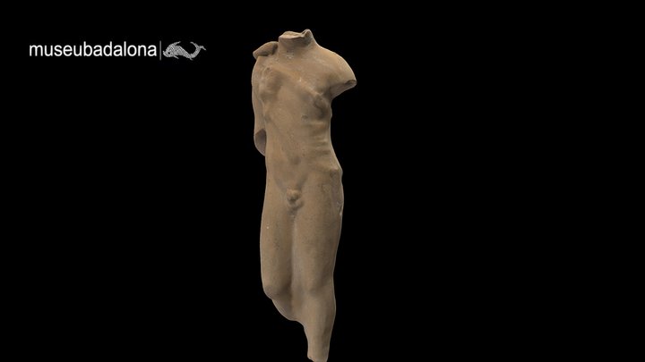 Bacus de terracota. Museu de Badalona 3D Model