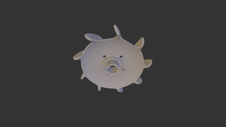 Krilchatkakr Fin 3D Model