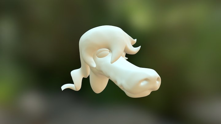 Bratty Head Sculpt 3D Model