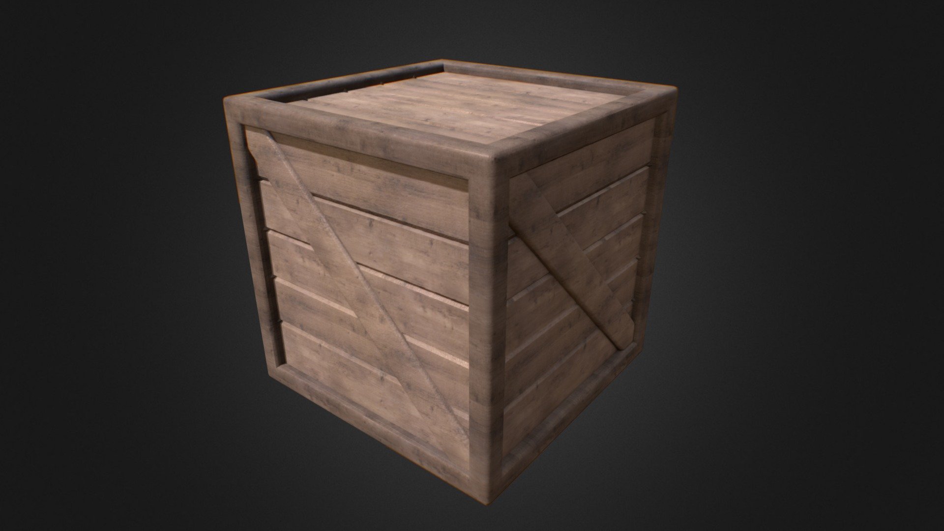 Simple Classic Crate Download Free 3D model by Blender3D [d774928