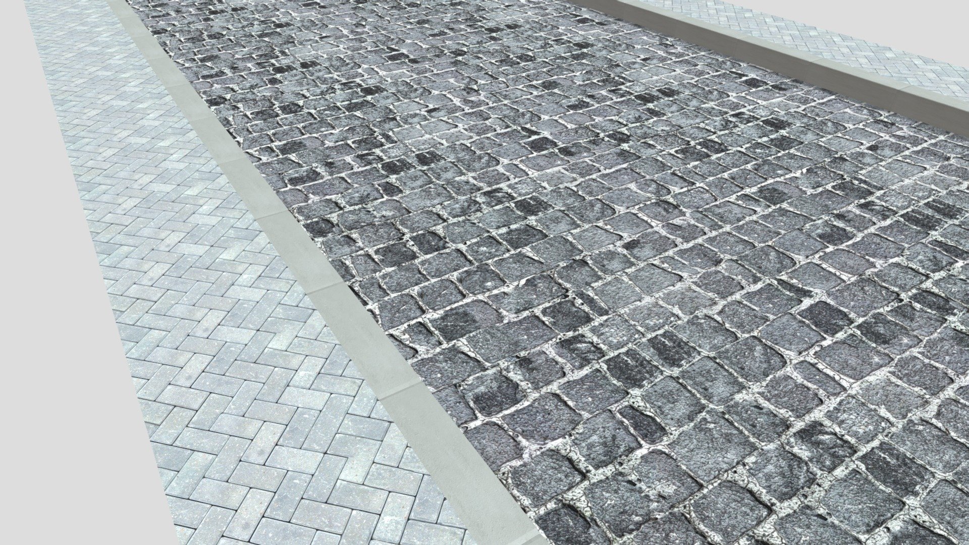 Cobblestone Street - 3D Model By Auriston Pacheco (@Auriston.Pacheco ...