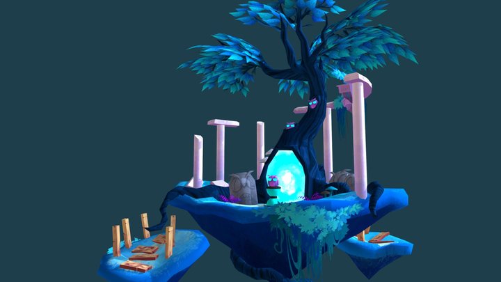 Diorama WIP 3D Model