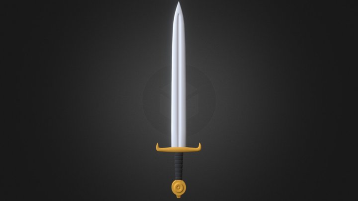 Simple Sword 3D Model