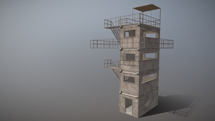 Observation Tower 3D Model