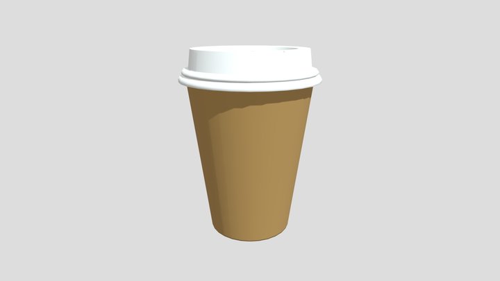Takeaway coffee cup – Modello 3D gratuito STL