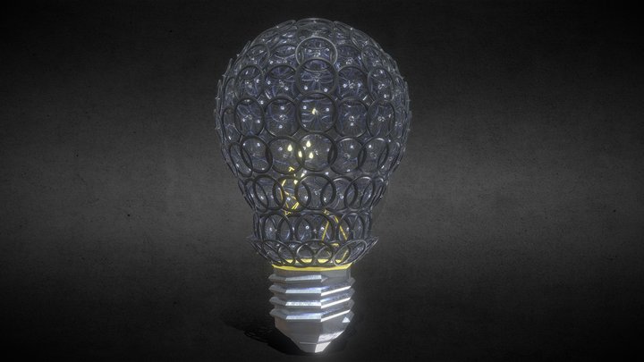 light bulb sculpture 3D Model