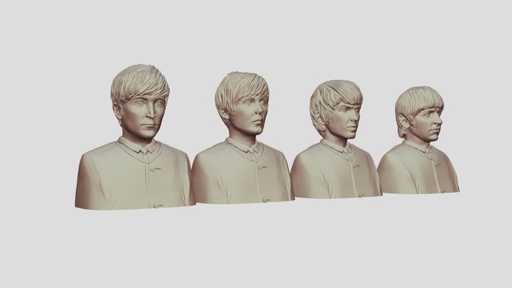 The Beatles 3D Model
