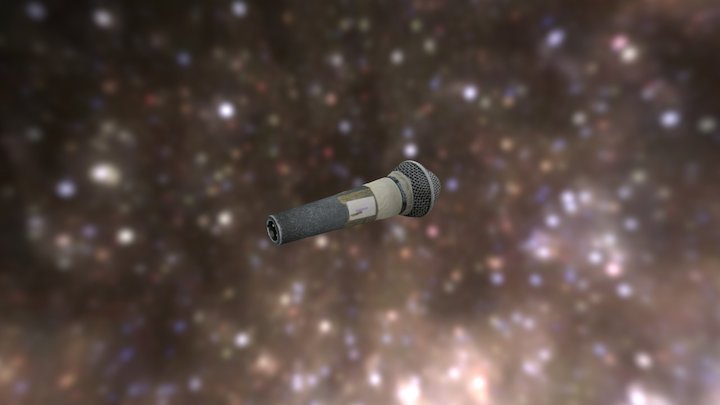 Shure SM58 Microphone 3D Model