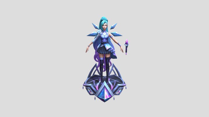 k_da_all_out_seraphine_superstar 3D Model