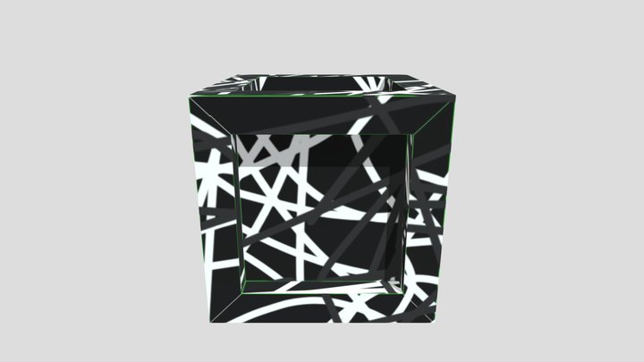 a crate with uhh something 3D Model