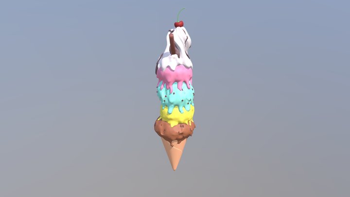Icecream 3D Model