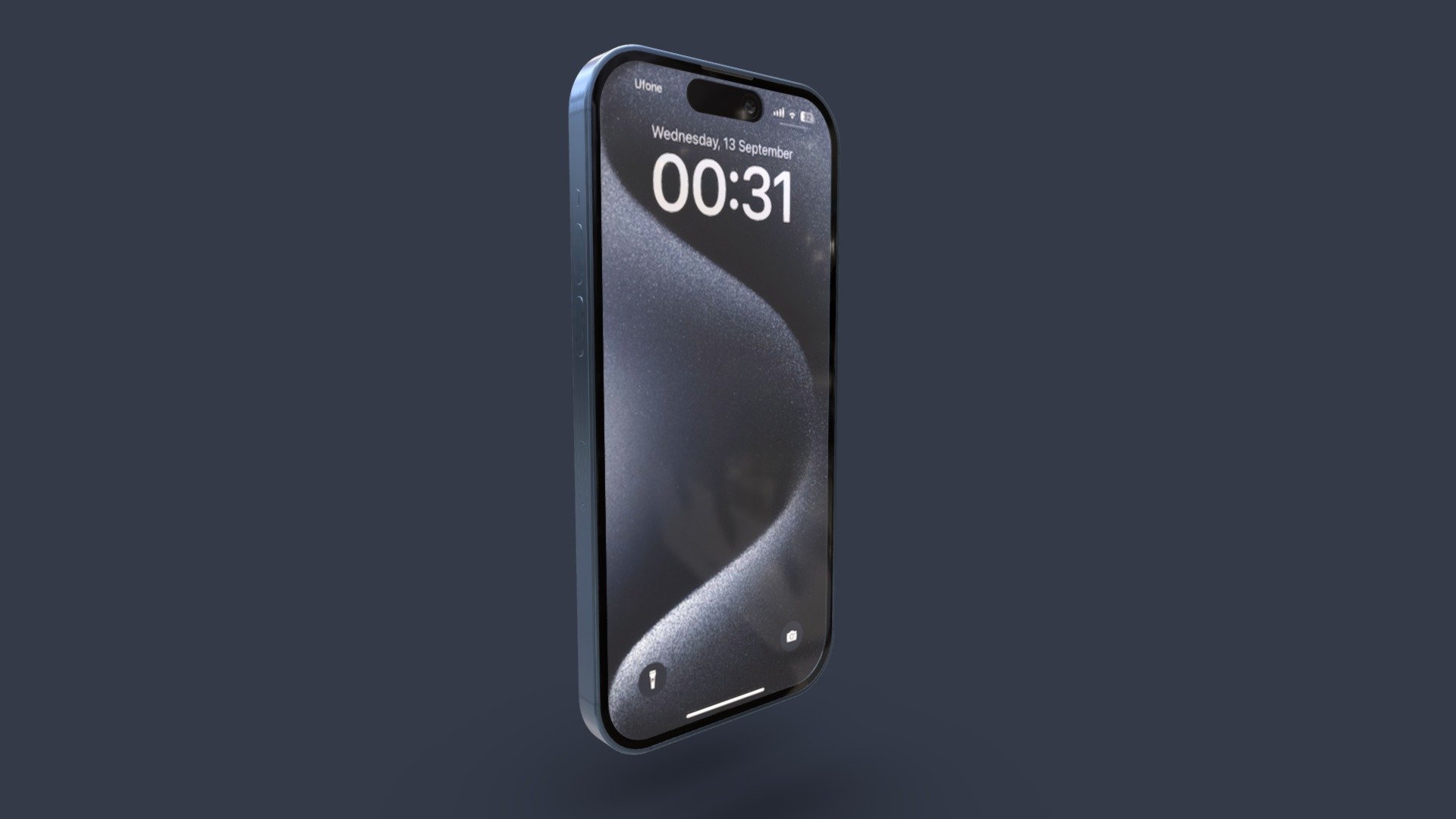 iPhone 15 Pro Max (blue titanium) - Download Free 3D model by Juzeone ...