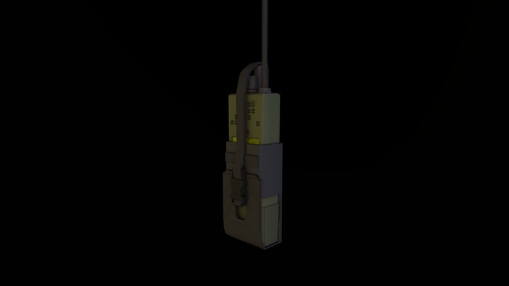 Radio Pouch 3D Model