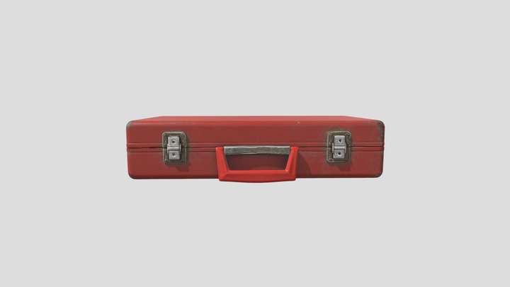 Old Red Briefcase – Modello 3D gratuito STL