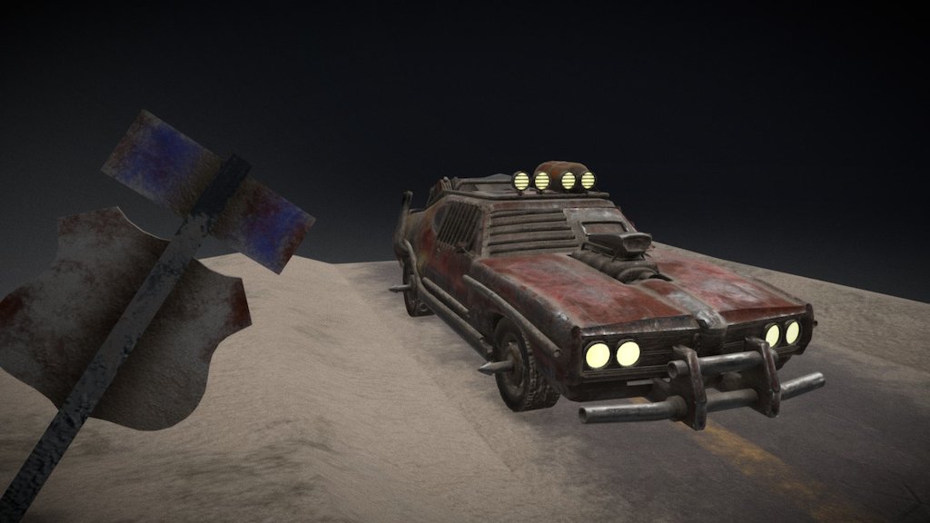 Mad Max Car and Road Version 2