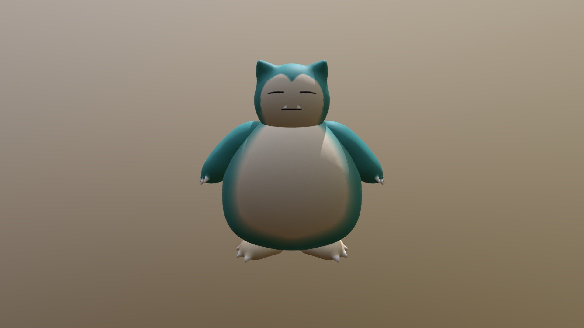 Snorlax - 3D model by blackcatx_ [d77b972] - Sketchfab