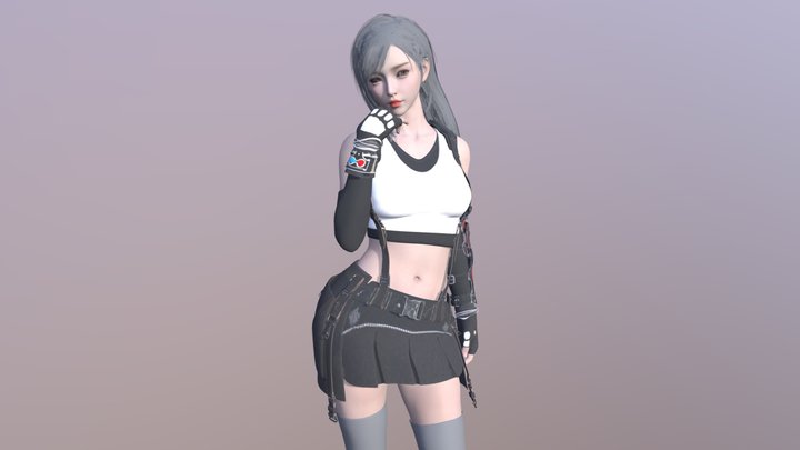 girl loli beautiful woman 3D Model