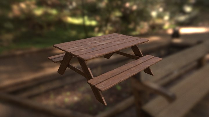 PICNIC TABLE – Free 3D Model STL