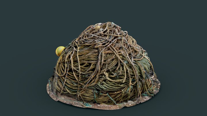 Large pile of rope. – Free 3D Model STL