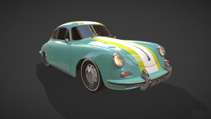 Porsche 1964 3D Model