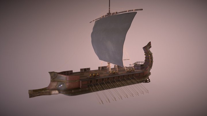 Trireme 3D Model