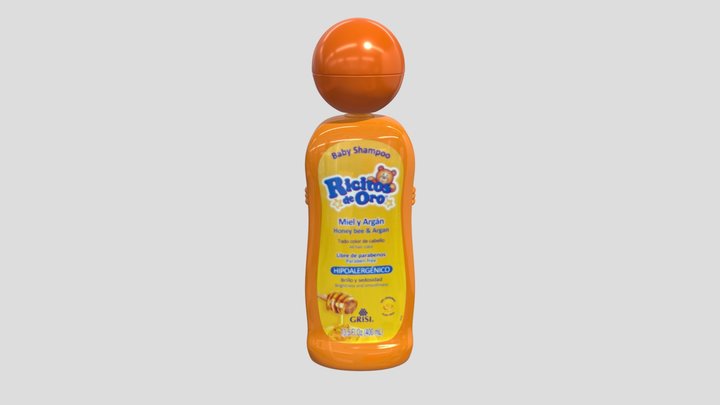 Shampoo Miel Y Argán 3D Model