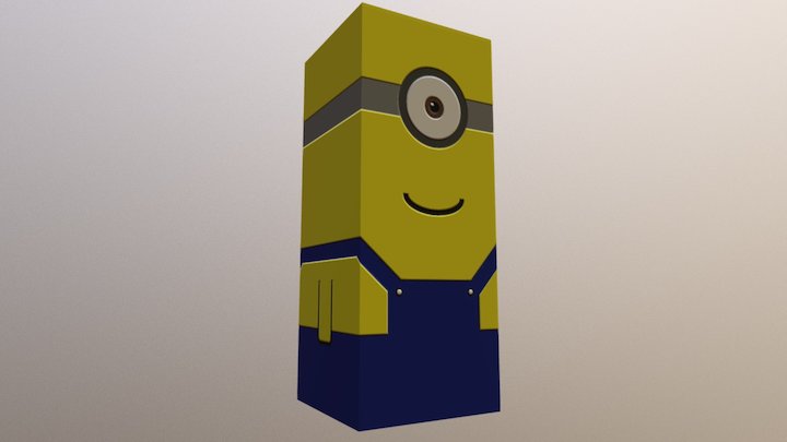 Minion, Mapeando um cubo 3D Model