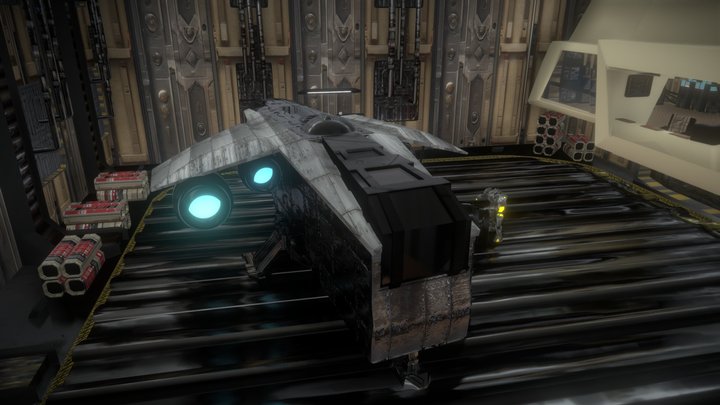 Mothership - Free asset 3D Model