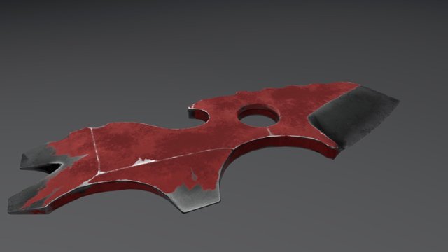Low Poly Knife 3D Model